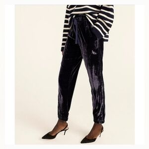 Jcrew Velvet Jogger Pants